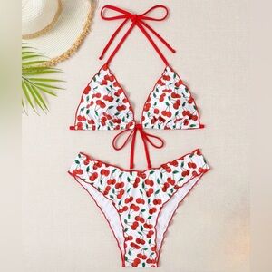Cherry Print Bikini